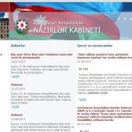 Nazirlər Kabinetinin www.cabmin.gov.az domen adlı İnternet saytının monitorinqinin yekunu /İCMAL/