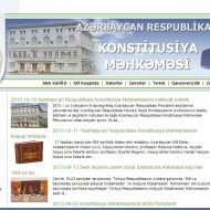 Azərbaycan Respublikası Konstitusiya Məhkəməsinin www.constcourt.gov.azdomen adlı İnternet saytının monitorinqinin yekunu /İCMAL/